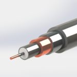 Coaxial cable with Multi-layer screening